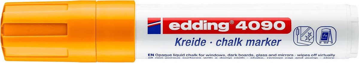 Edding Krijtmarker E-4090 Neon - Oranje