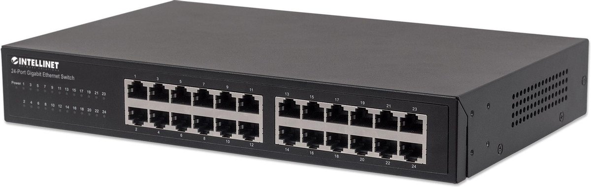 Intellinet 561273 netwerk-switch Managed Gigabit Ethernet (10/100/1000) - Zwart