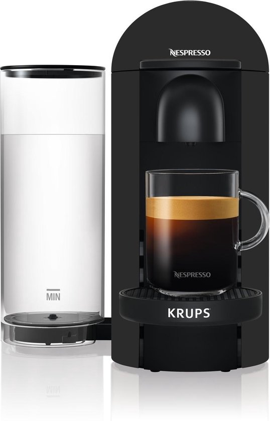 KRUPS Nespresso Vertuo Plus Deluxe XN903N Mat - Zwart