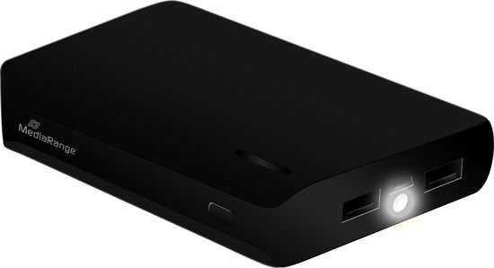 MediaRange MR752 Lithium-Ion (Li-Ion) 8800mAh powerbank - Negro