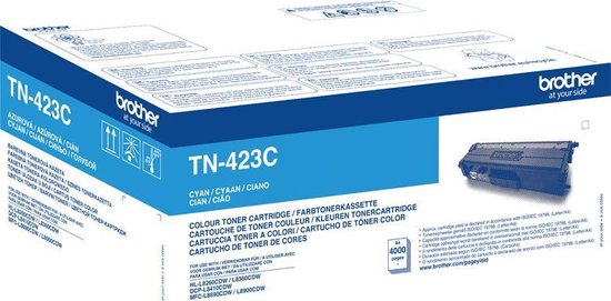 Brother TN-423 Toner Cyaan - Blauw