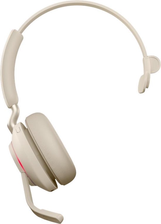 Jabra Evolve2 65 Headset MS Mono - Beige