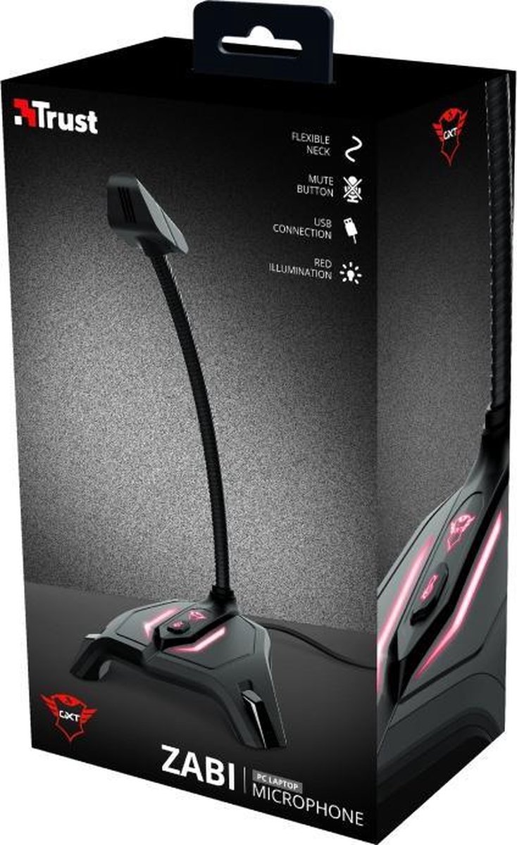 Trust GXT 215 Zabi PC-microfoon - Zwart