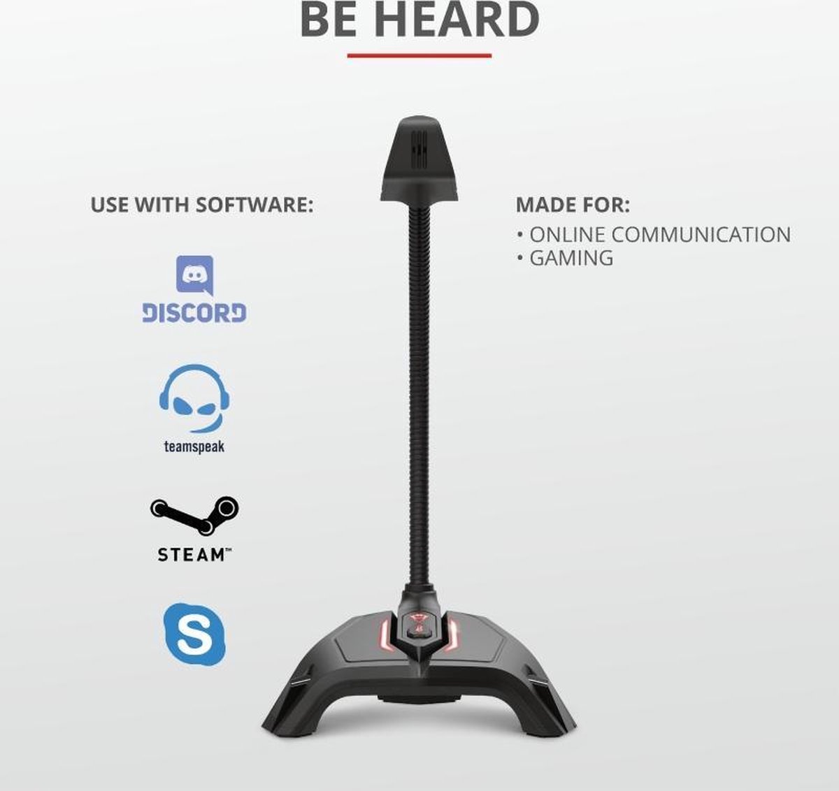 Trust GXT 215 Zabi PC-microfoon - Zwart