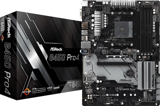 ASRock B450 Pro4 Socket AM4 ATX AMD B450