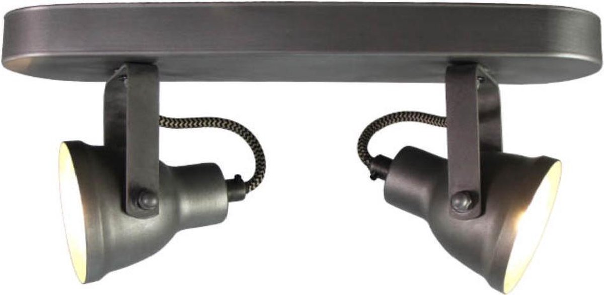 LABEL51 LED Spot Max 2-Light 30 x 8,5 x 15,5 cm - Burned Steel - Silver