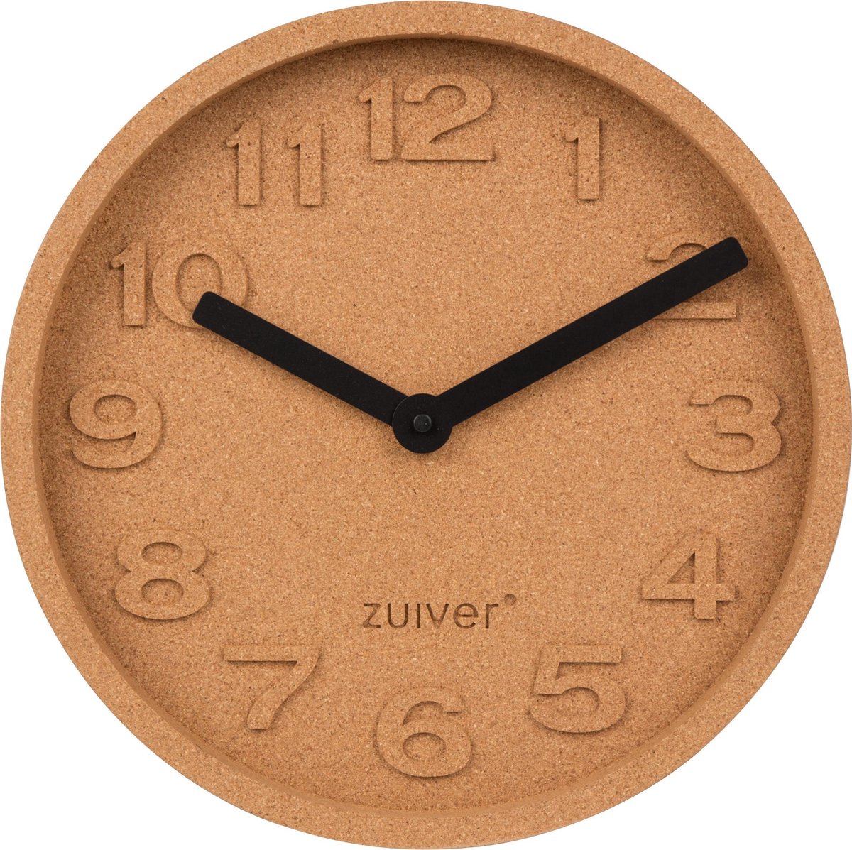 Zuiver Cork Time Wandklok Ø 31 cm - Bruin