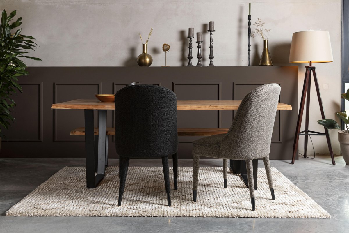 Dutchbone Aka Eettafel 180 x 90 cm - Bruin