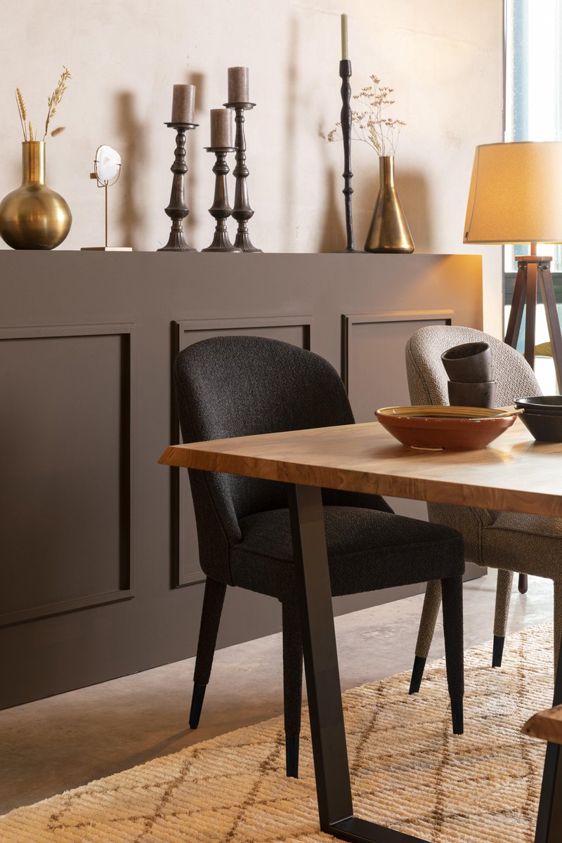 Dutchbone Aka Eettafel 200 x 90 cm - Bruin