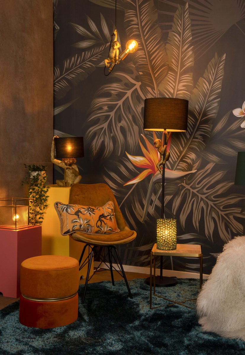 Lucide Extravaganza Marbelous Tafellamp - Groen