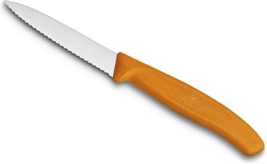 Victorinox Groente-schilmesje 8cm met kartel - Oranje