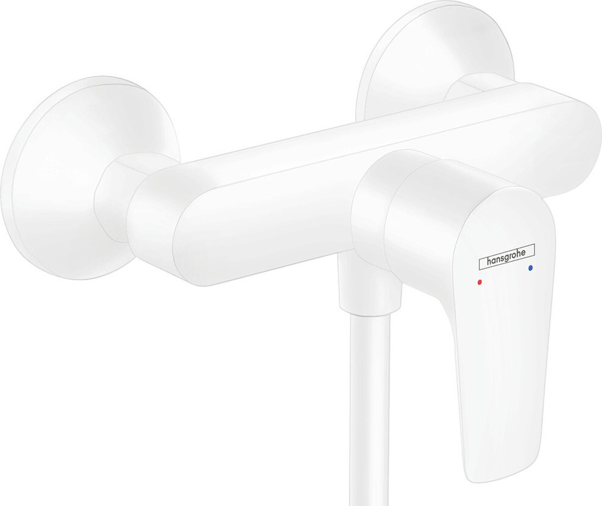 Hansgrohe Talis E douchekraan met koppelingen mat 71760700 - Blanco