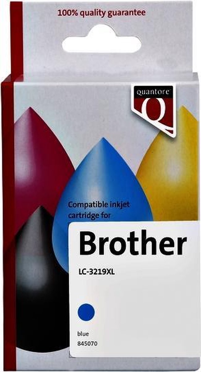 Inkcartridge Quantore Brother LC-3219XL blauw