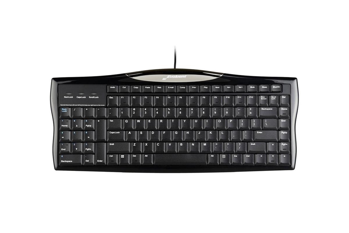 Evoluent - Ergonomisch Toetsenbord - QWERTY - Linkshandig