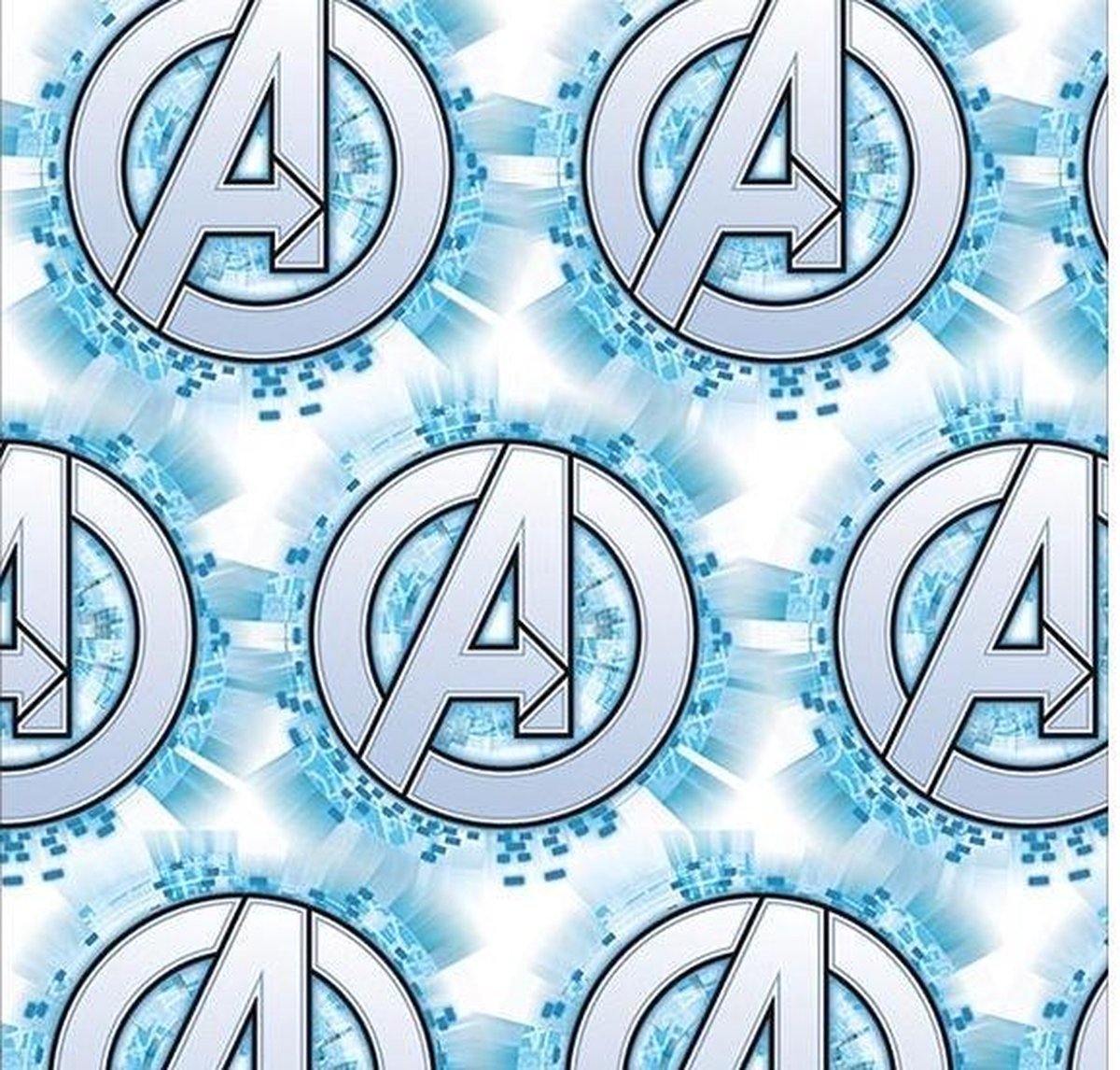 Marvel Dekbedovertrek Team - Eenpersoons - 140 x 200 cm - Multi - Blauw