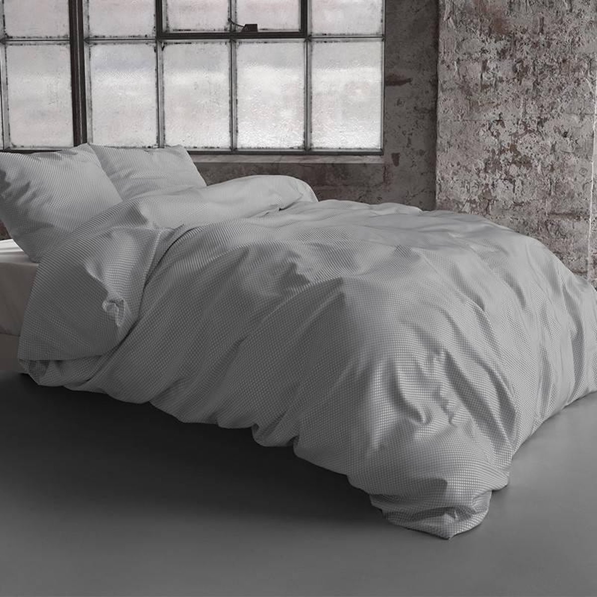 ZENsation "2 halen = 1 betalen" Dekbedovertrek Satin Point Grey Micropercal - Grijs
