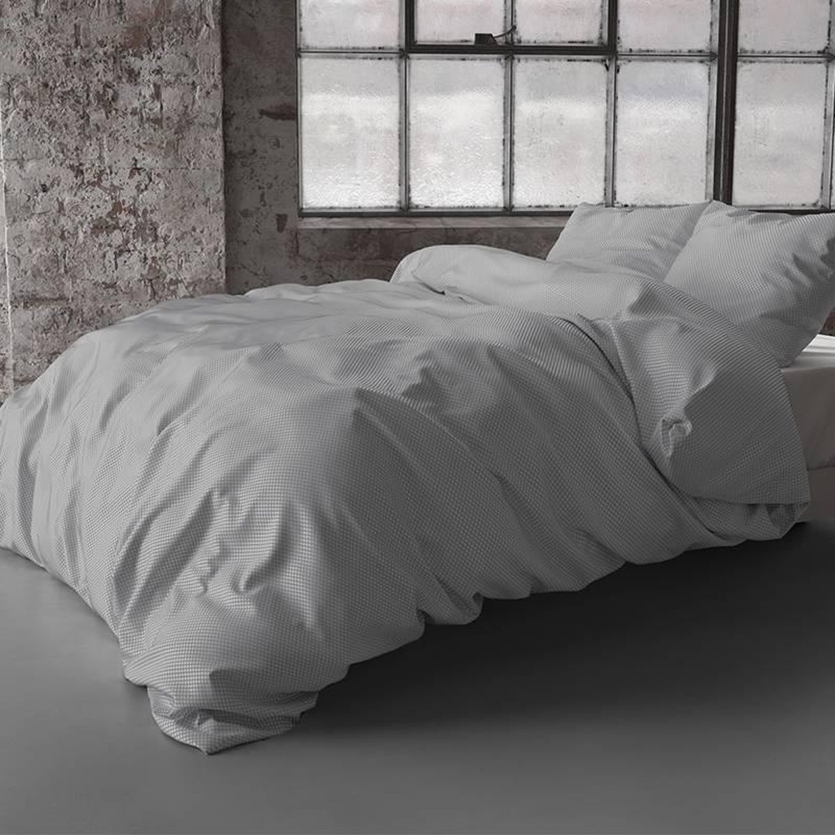 ZENsation "2 halen = 1 betalen" Dekbedovertrek Satin Point Grey Micropercal - Grijs