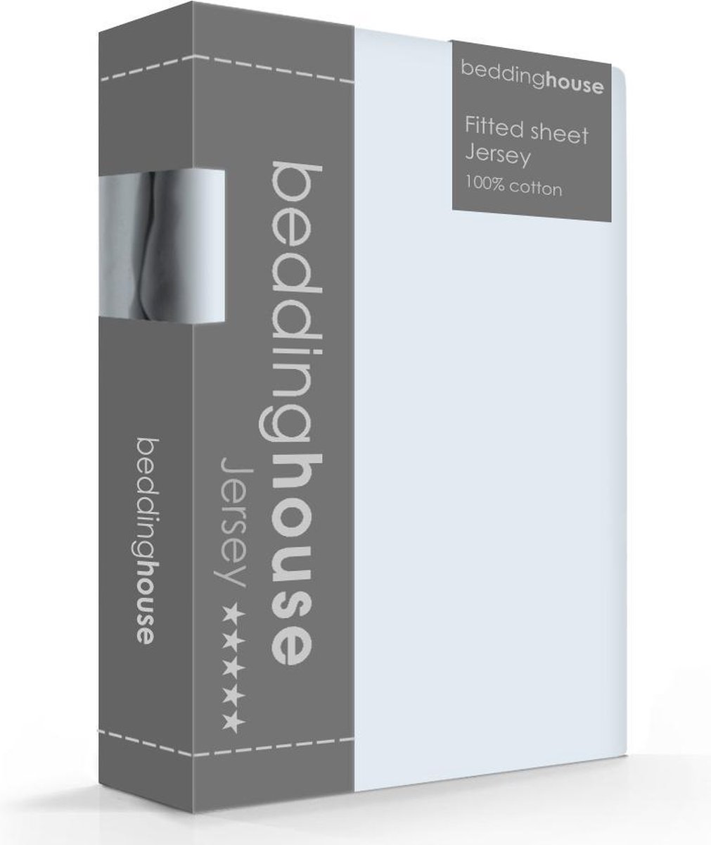 Beddinghouse Jersey Hoeslaken - Licht - Blauw