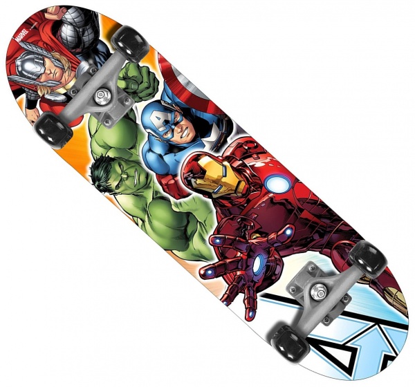 Marvel skateboard Avengers 71 cm - Zwart