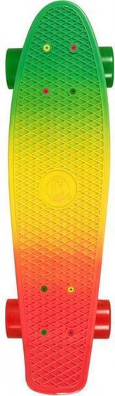 skateboard Juicy Susi Snow Hill 57 cm geel/rood/groen