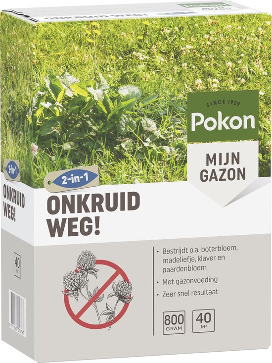 Pokon Onkruid Weg! 800gr voor 40m2