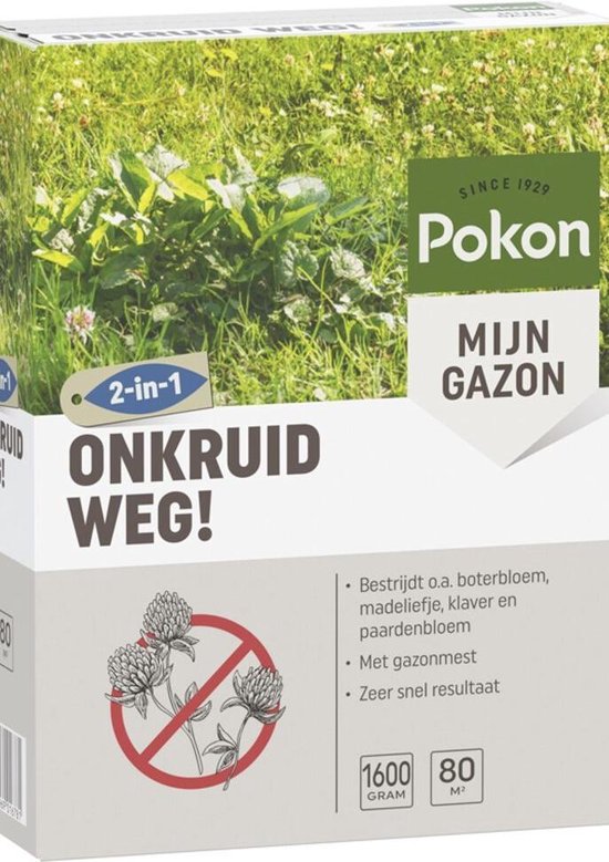 Pokon Onkruid Weg! 800gr voor 40m2