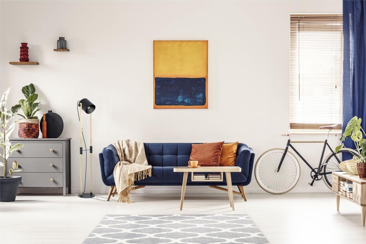 EGLO Vloerlamp Hornwood 23x23x140cm - Zwart