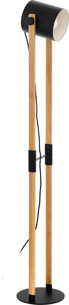EGLO Vloerlamp Hornwood 23x23x140cm - Zwart