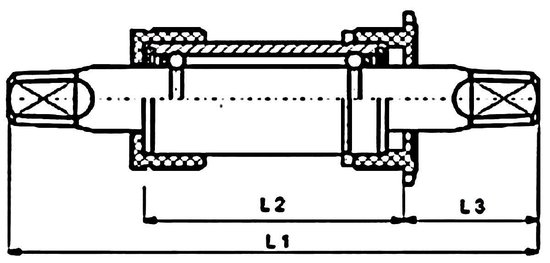 Hulzebos trapas BSA 127 x 30 - Zwart