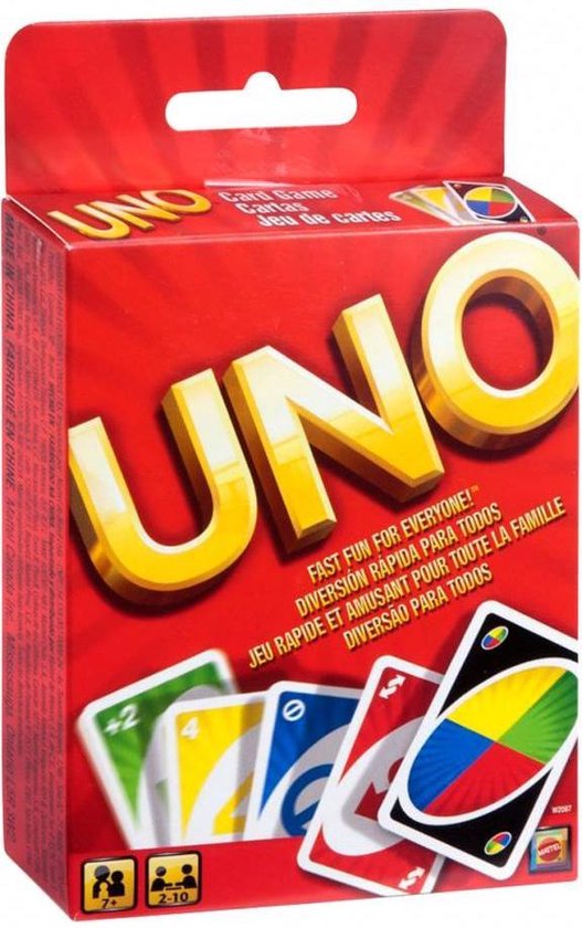 Mattel Uno - Kaartspel - Rood