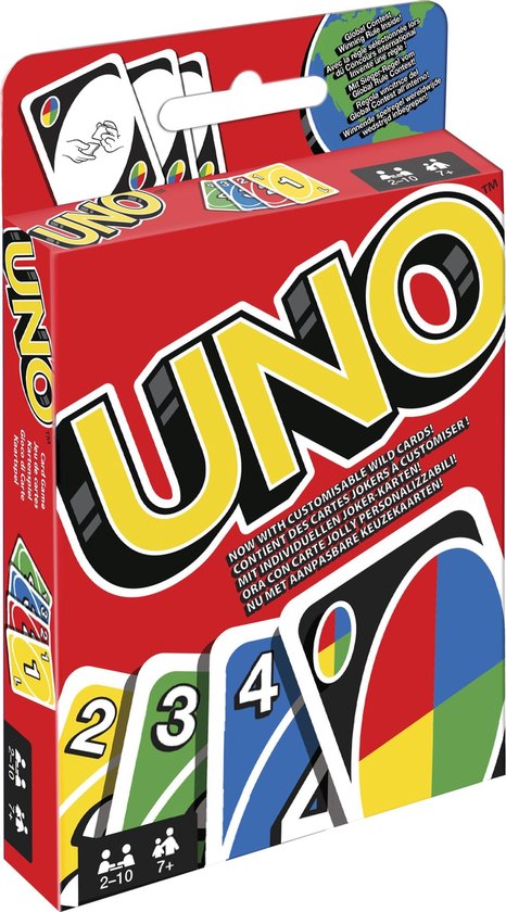 Mattel Uno - Kaartspel - Rood