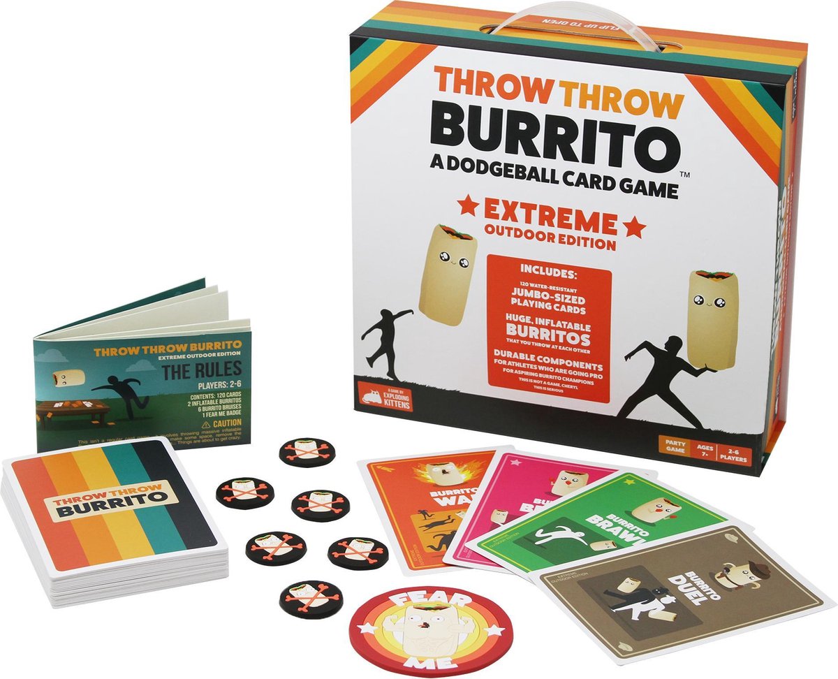 Asmodee Throw Throw Burrito Extreme Outdoor Edition (Engels)