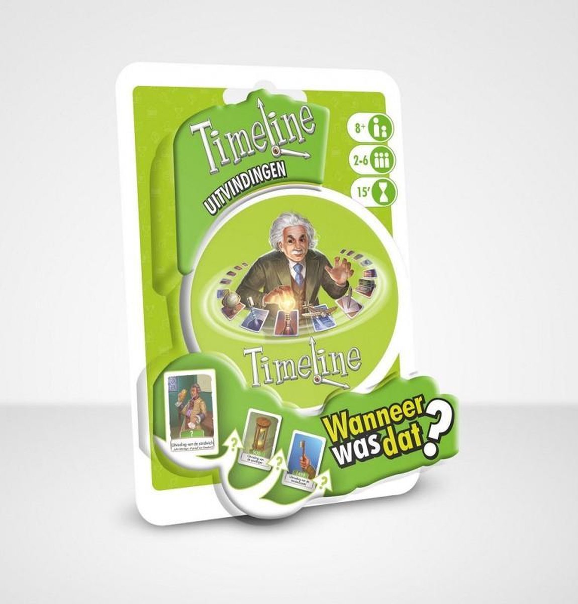 Asmodee Timeline Uitvindingen Blister - Groen