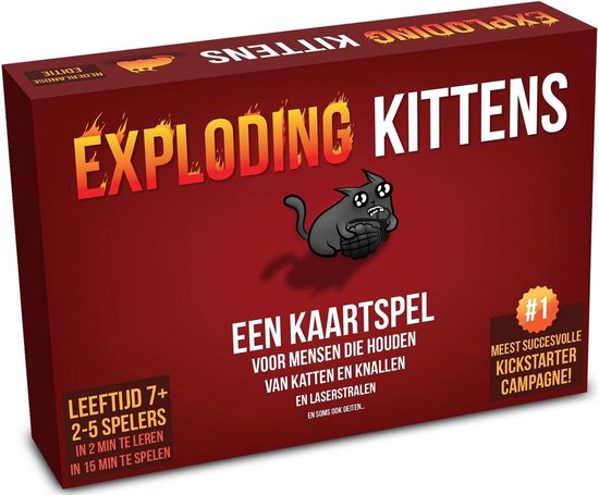 Asmodee Exploding Kittens - Rood