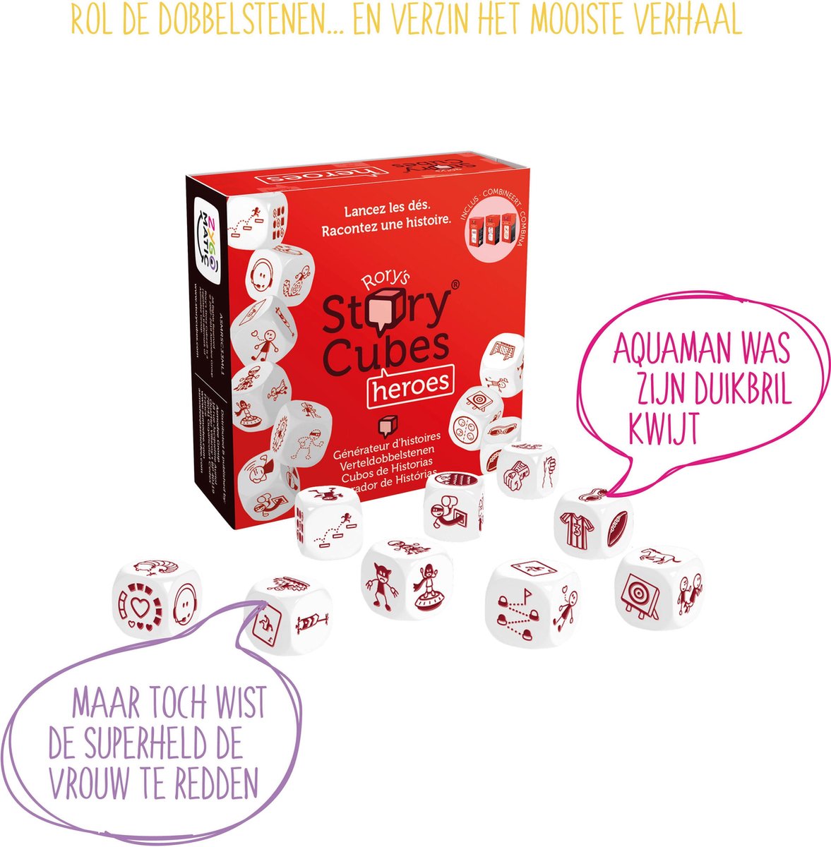 Rory's Story Cubes Rory's Story - Cubes Heroes - Wit