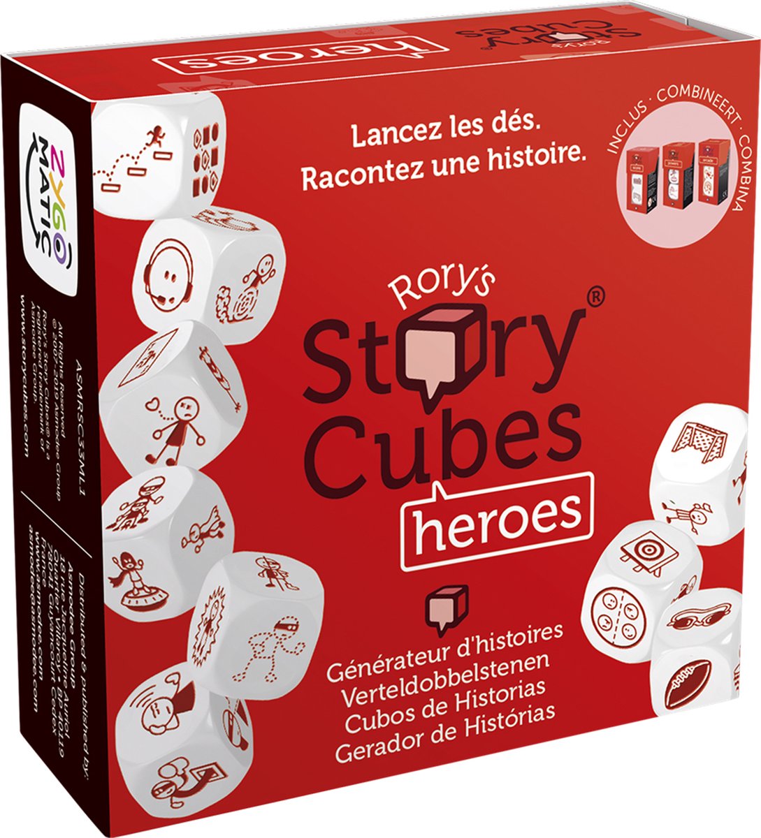 Rory's Story Cubes Rory&apos;s Story - Cubes Heroes - Wit