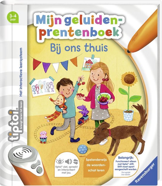 Ravensburger Tiptoi - Mijn Geluiden Prentenboek: Bij Ons Thuis