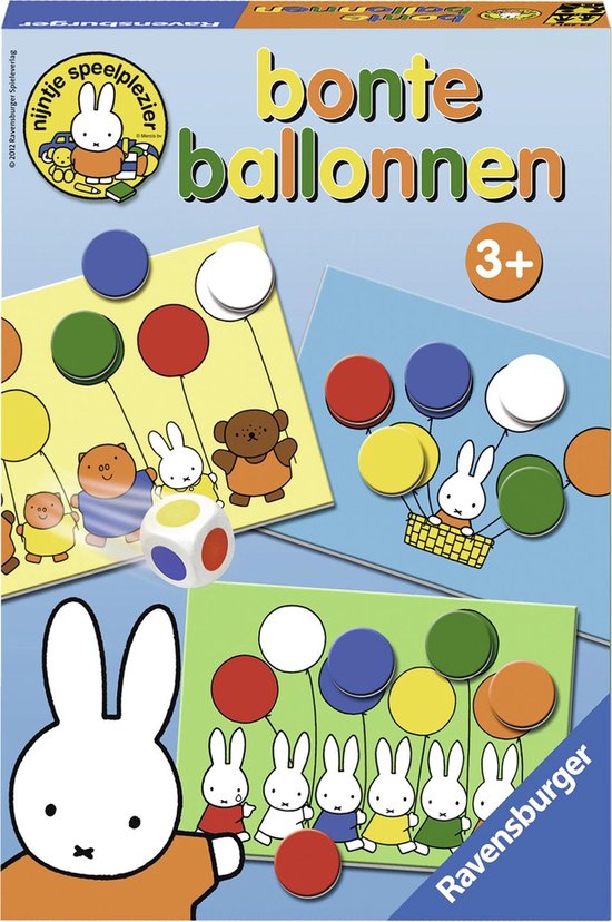 Ravensburger Nijntje Bonte Ballonnen - Blauw