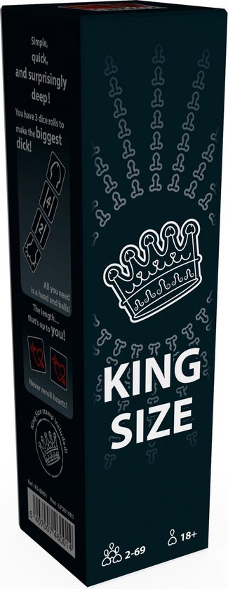 Asmodee King Size - Zwart