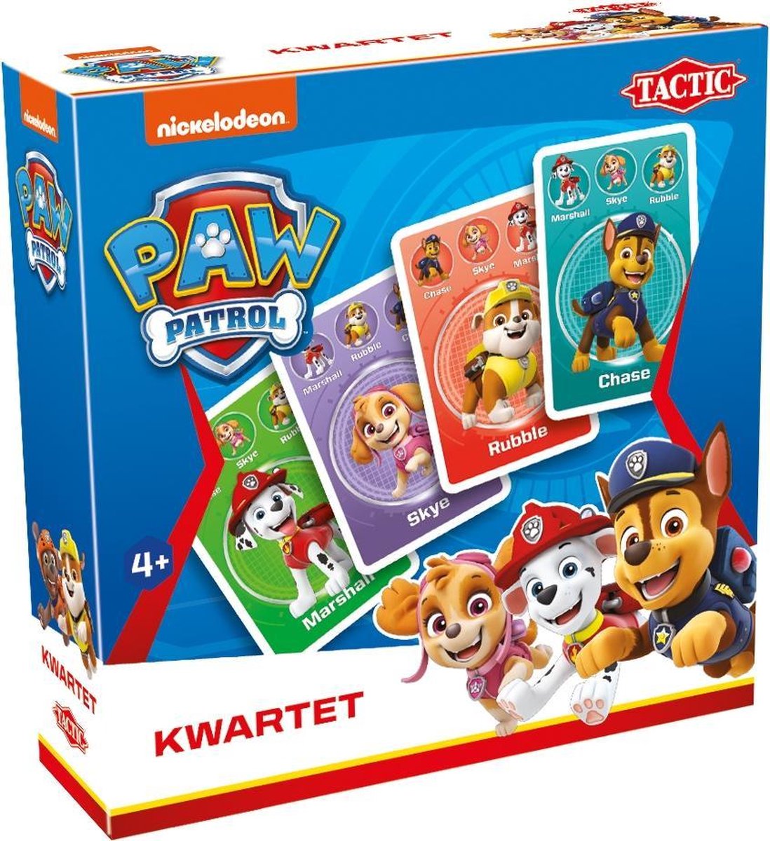 Tactic Paw Patrol Kwartet - Blauw