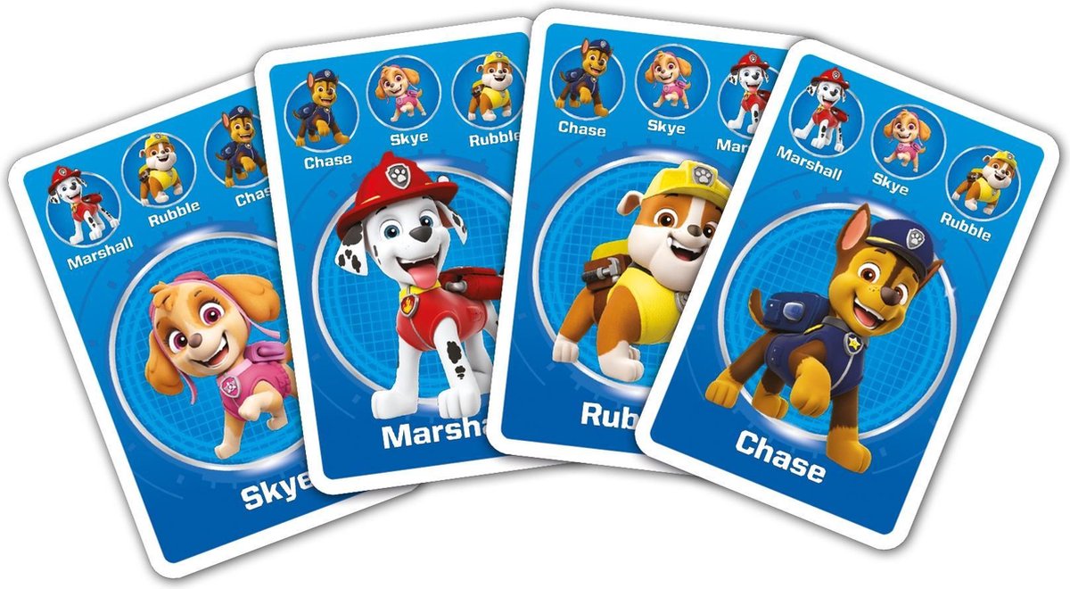 Tactic Paw Patrol Kwartet - Blauw