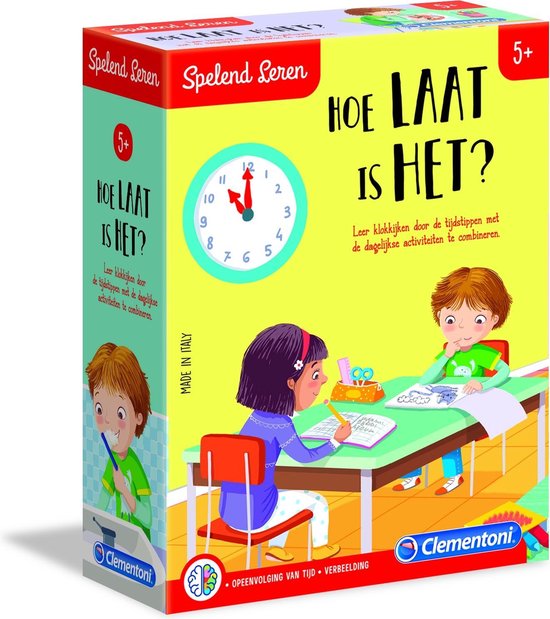 DeOnlineDrogist.nl Spelend Leren - Hoe Laat Is Het?