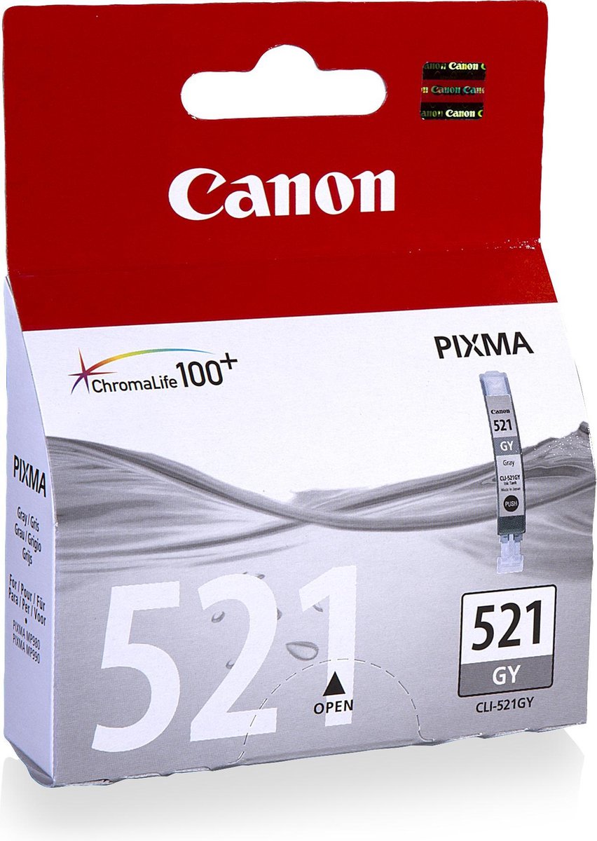Canon Ink/CLI-521 Cartridge GY - Grijs