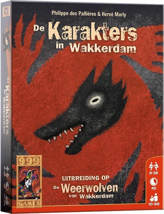 999Games De Weerwolven Van Wakkerdam - Karakters