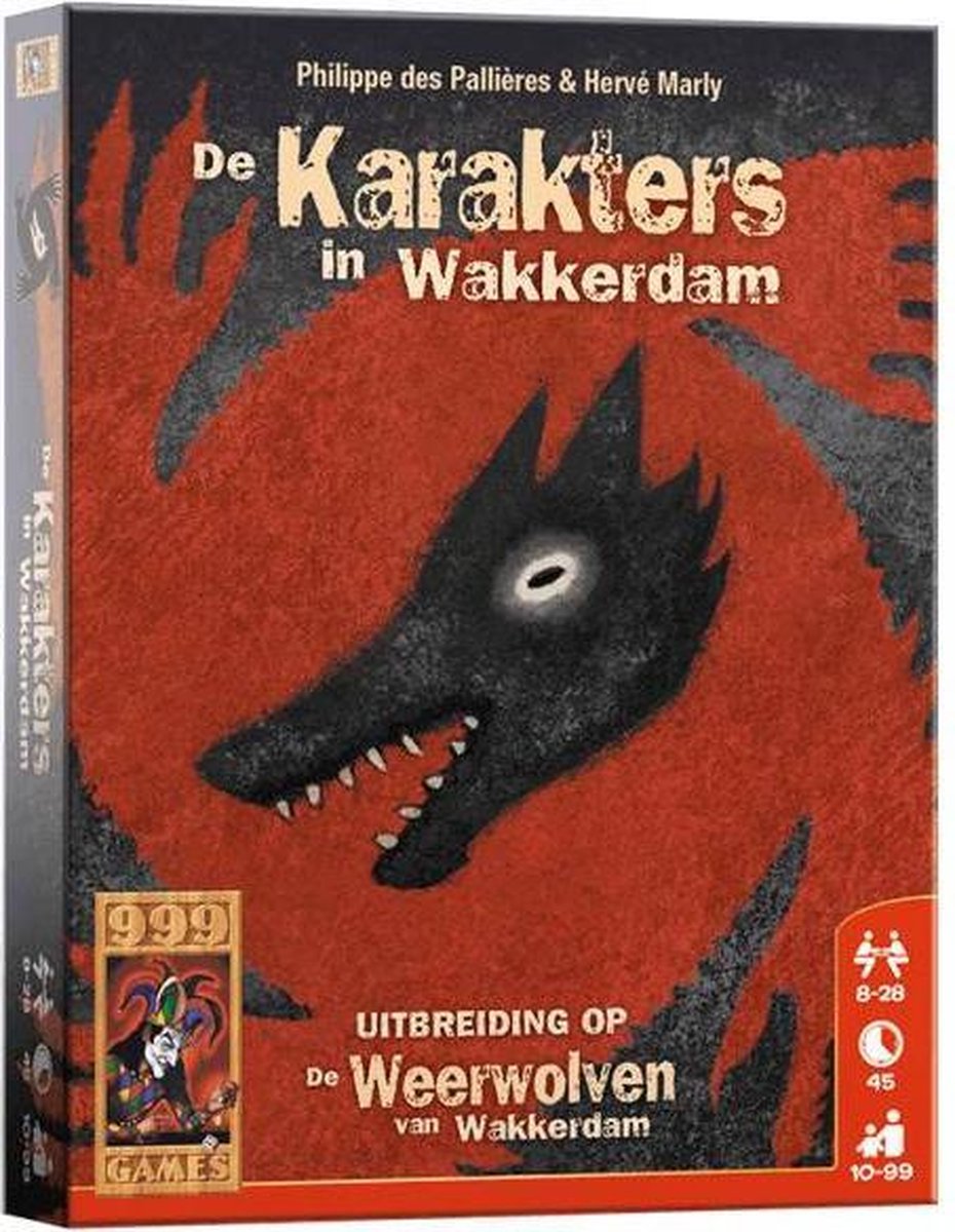 999Games De Weerwolven Van Wakkerdam - Karakters