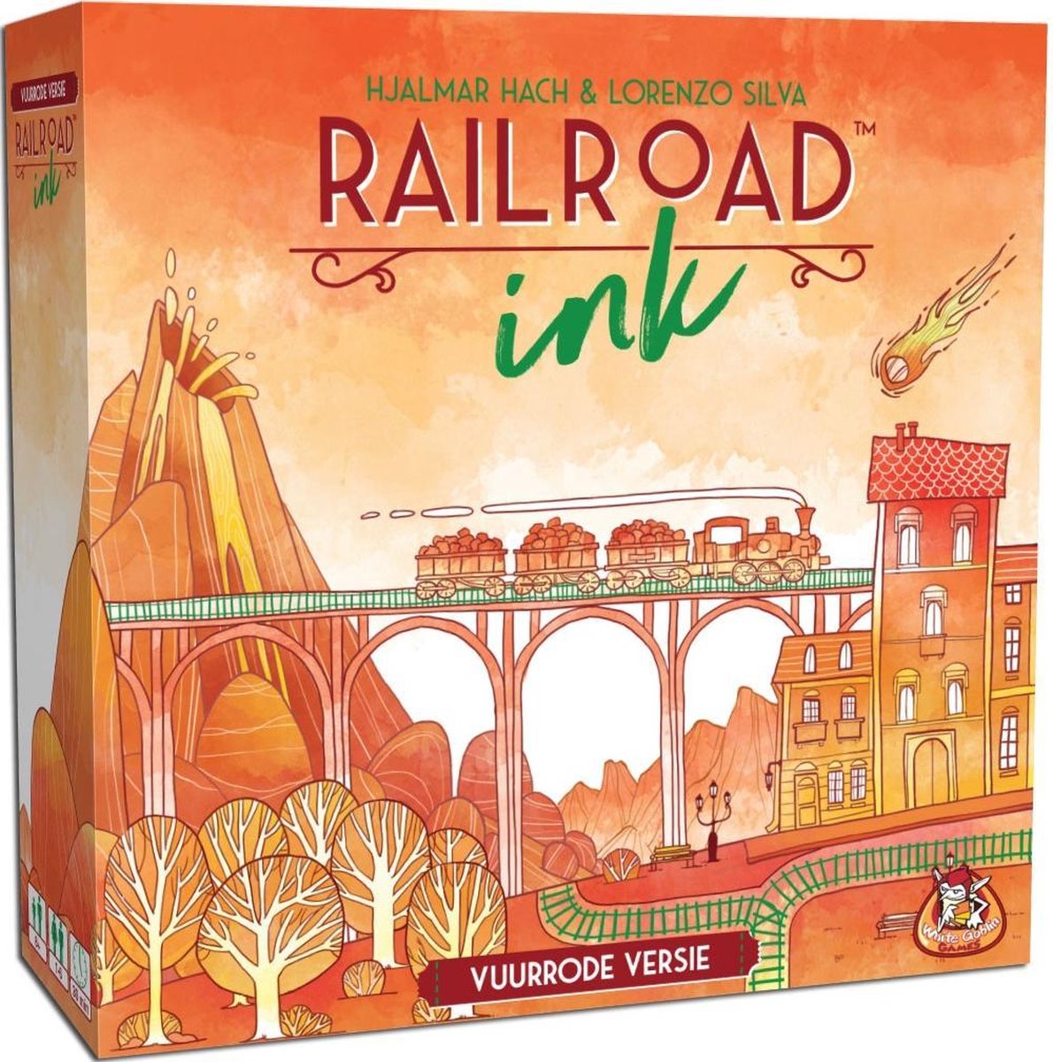 White Goblin Games Railroad Ink - Rode Versie