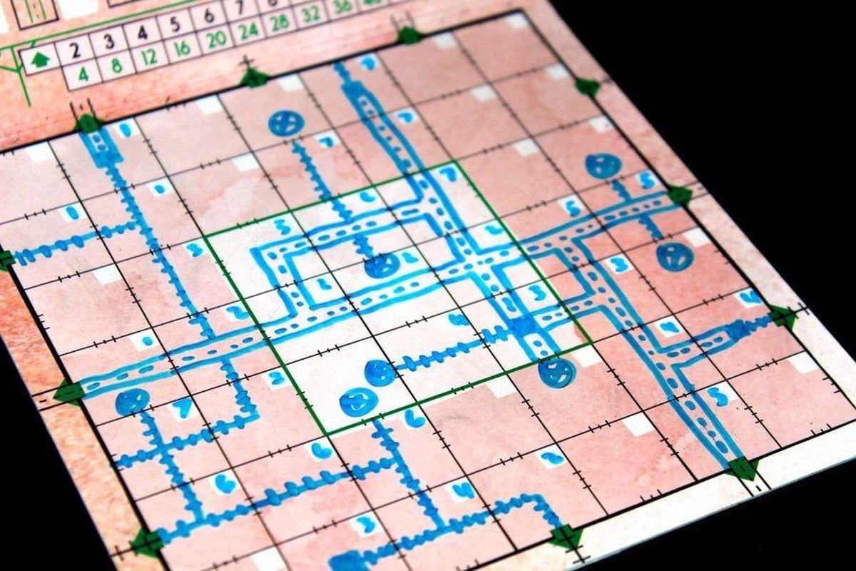 White Goblin Games Railroad Ink - Rode Versie