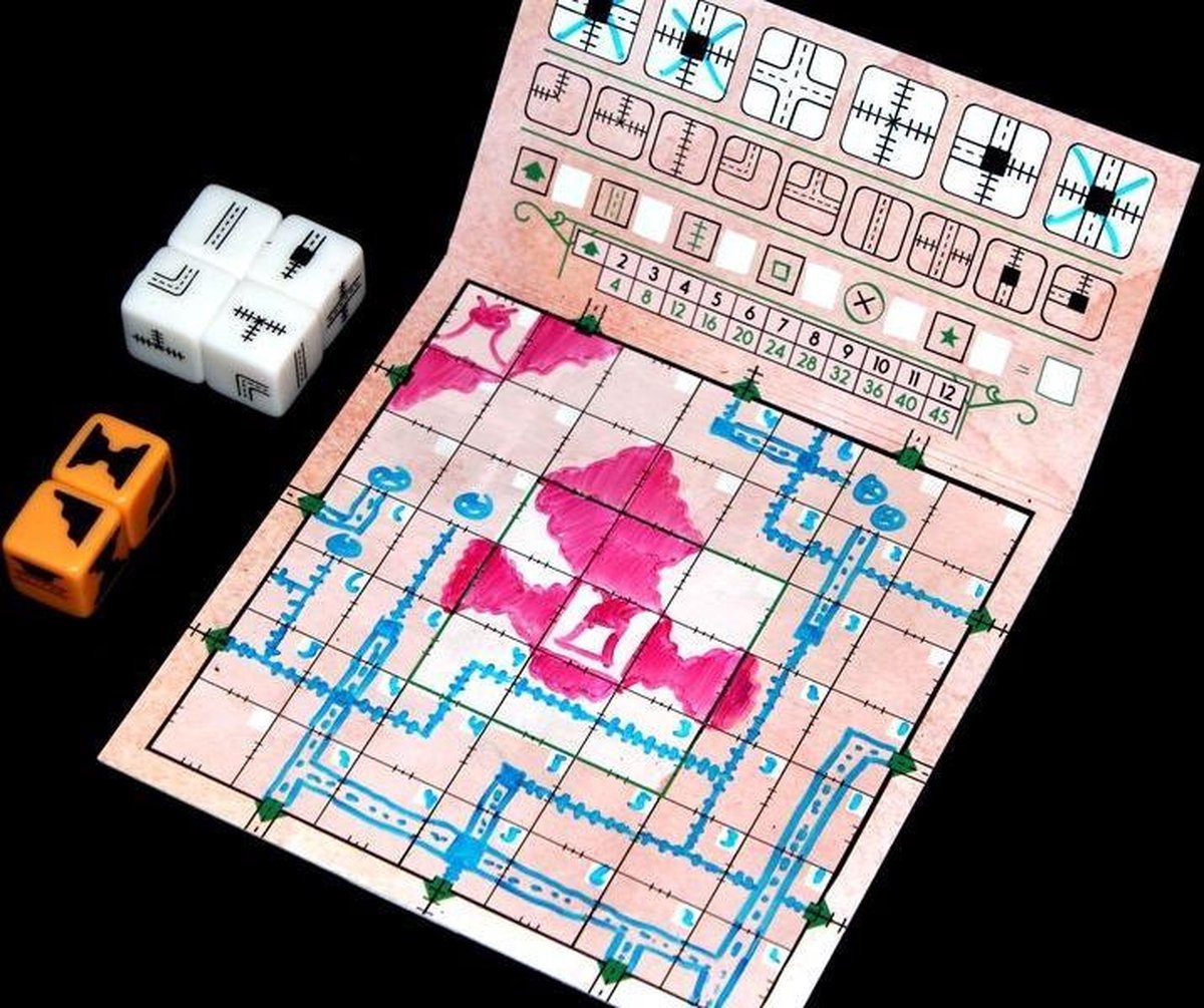 White Goblin Games Railroad Ink - Rode Versie