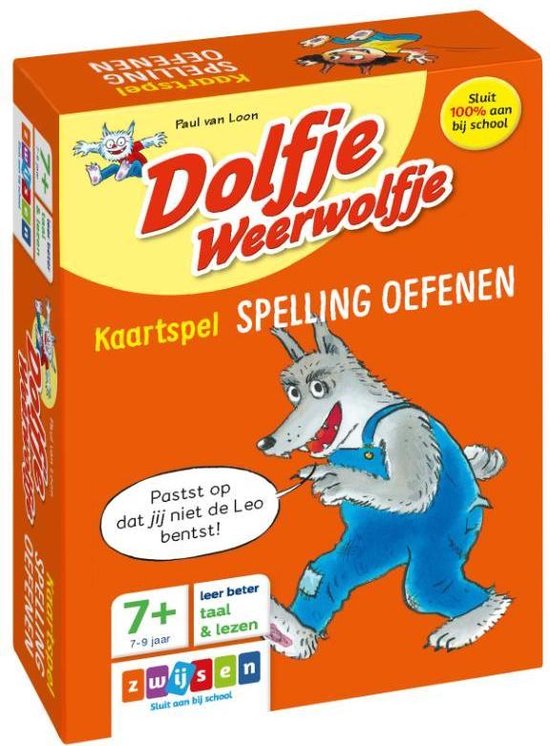 Zwijsen Dolfje Weerwolfje - Kaartspel Spelling Oefenen