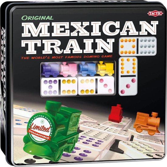 Tactic Mexican Train Tin Box - Zwart